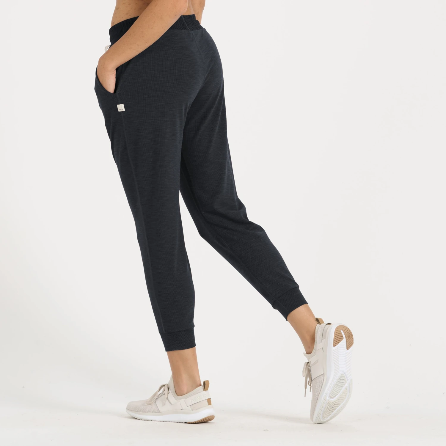Lux Rib Performance Jogger | Midnight Heather 2 Lux Rib Performance Jogger | Midnight Heather - Image 2