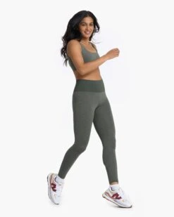 Lux Rib Studio Legging | Dusty Pine Heather -Vuori Clothing Store VW442HDY 1839