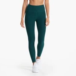 Clean Elevation Legging-Long | Jade Heather