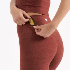 Clean Elevation Legging | Brick Heather -Vuori Clothing Store VW444HBR 6