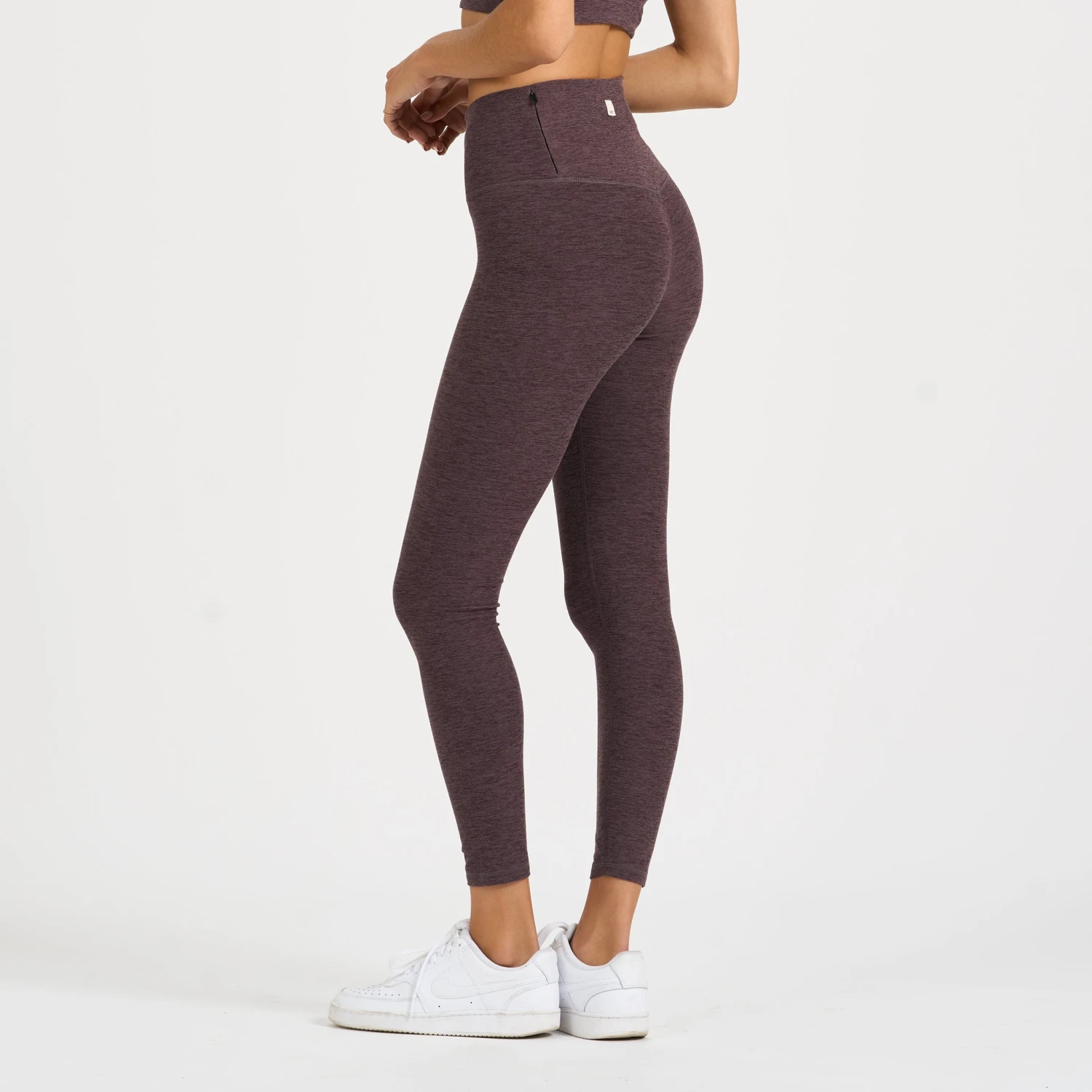 Clean Elevation Legging | Smoked Plum Heather 2 Clean Elevation Legging | Smoked Plum Heather - Image 2