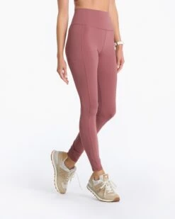 Studio Pocket Legging-Long | Rosewood -Vuori Clothing Store VW446 LRSD 1688