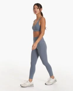 Studio Pocket Legging-Short | Light Azure -Vuori Clothing Store VW446 SLAZ SP23 W ECOMM PANTS FULL 3832 1x1 500c569a d554 41f6 93dd 2f36f8439633