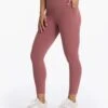 Studio Pocket Legging-Short | Rosewood