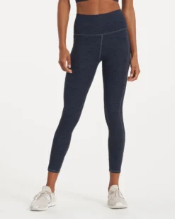 Studio Pocket Legging | Midnight Slub
