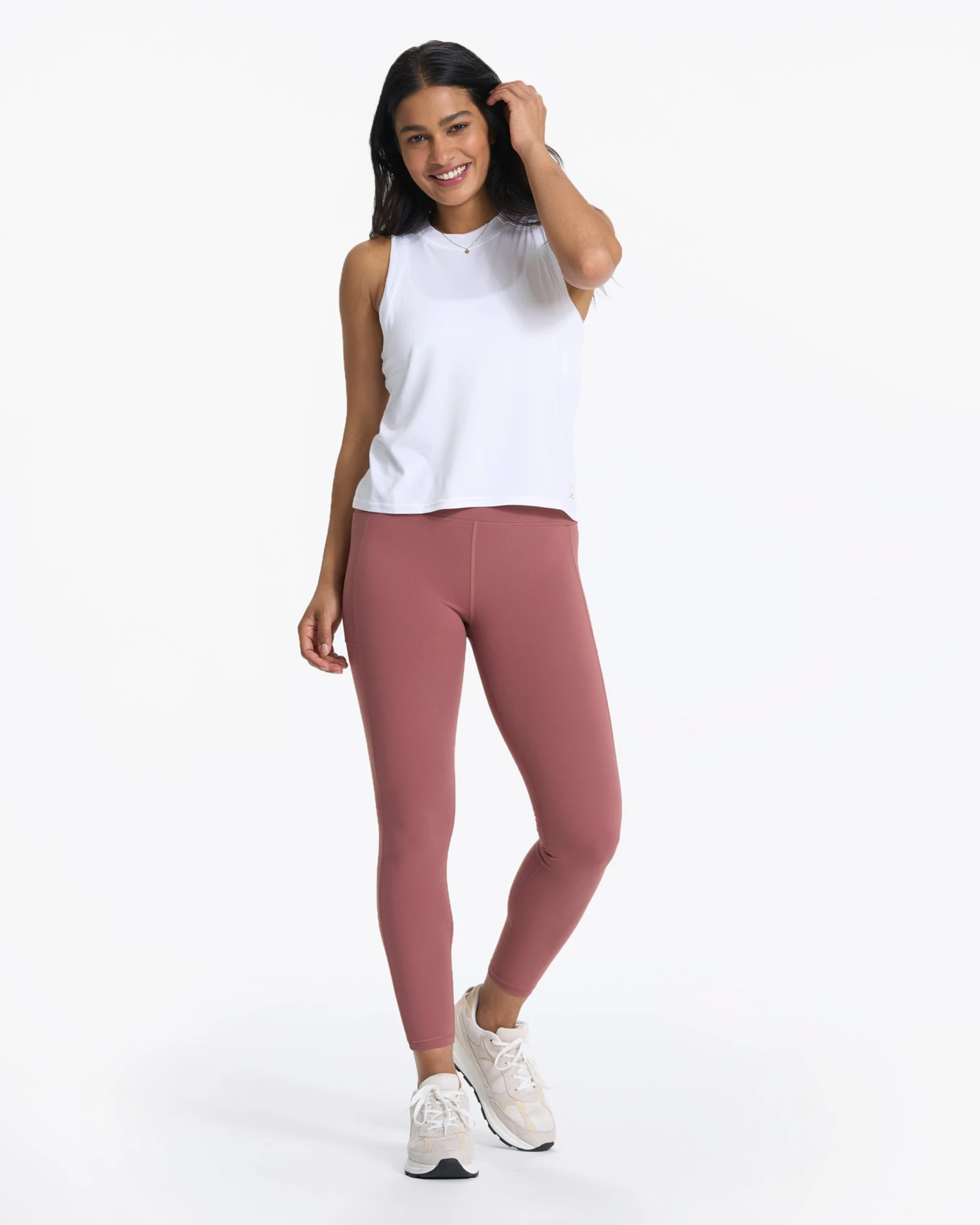 Studio Pocket Legging | Rosewood 8 Studio Pocket Legging | Rosewood - Image 8