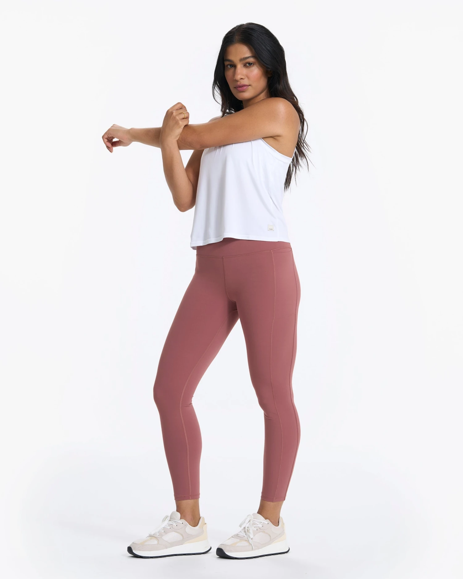 Studio Pocket Legging | Rosewood 9 Studio Pocket Legging | Rosewood - Image 9