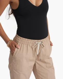 Vintage Ripstop Pant | Coconut -Vuori Clothing Store VW450COC SP23 W ECOMM PANTS 2977 DETAIL 1x1 00126d95 a060 4fa5 ada0 ac79cf55d885