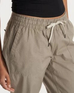 Vintage Ripstop Pant | Gravel 10 Vintage Ripstop Pant | Gravel -Vuori Clothing Store VW450GRV FA23 W ECOMM PANTS DETAIL 20