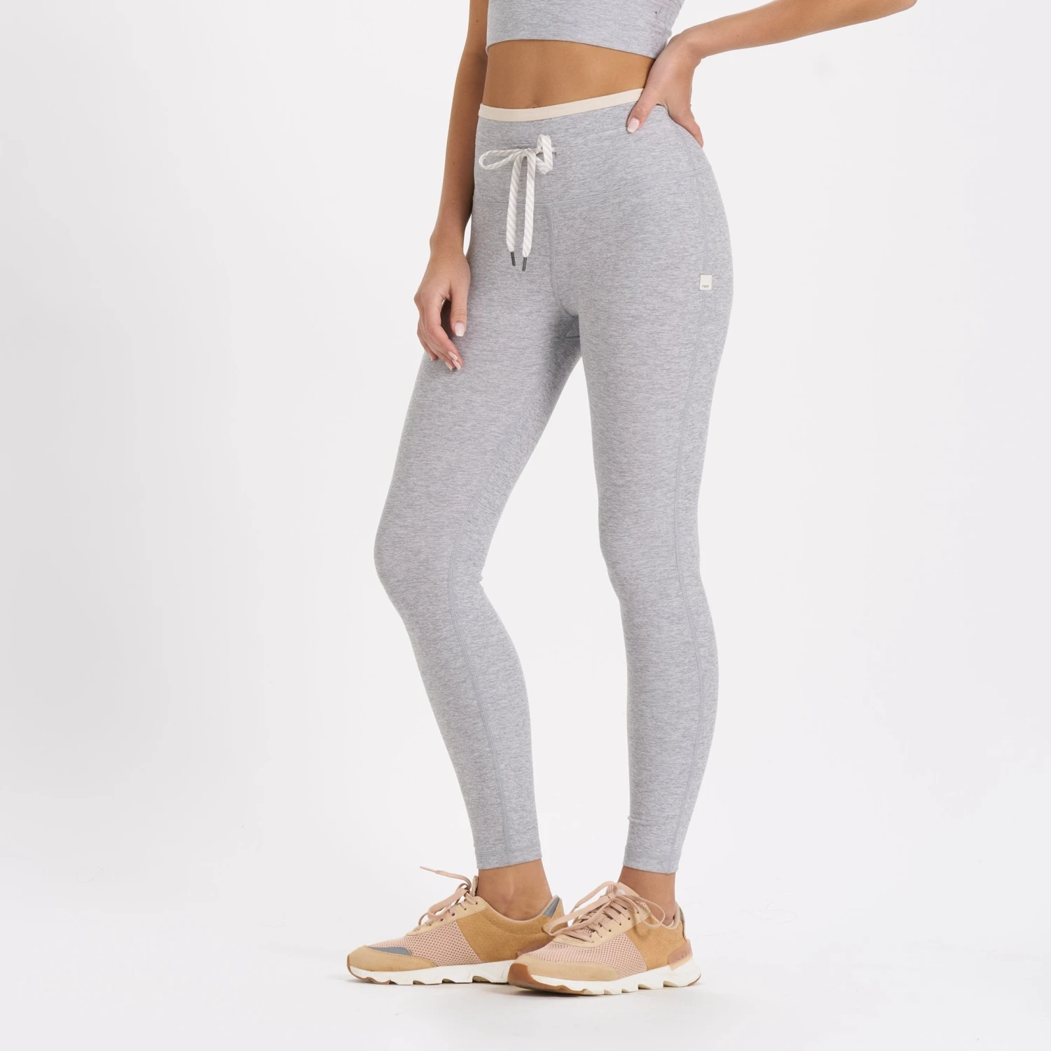 Vibe Elevation Legging | Light Heather Grey 2 Vibe Elevation Legging | Light Heather Grey - Image 2