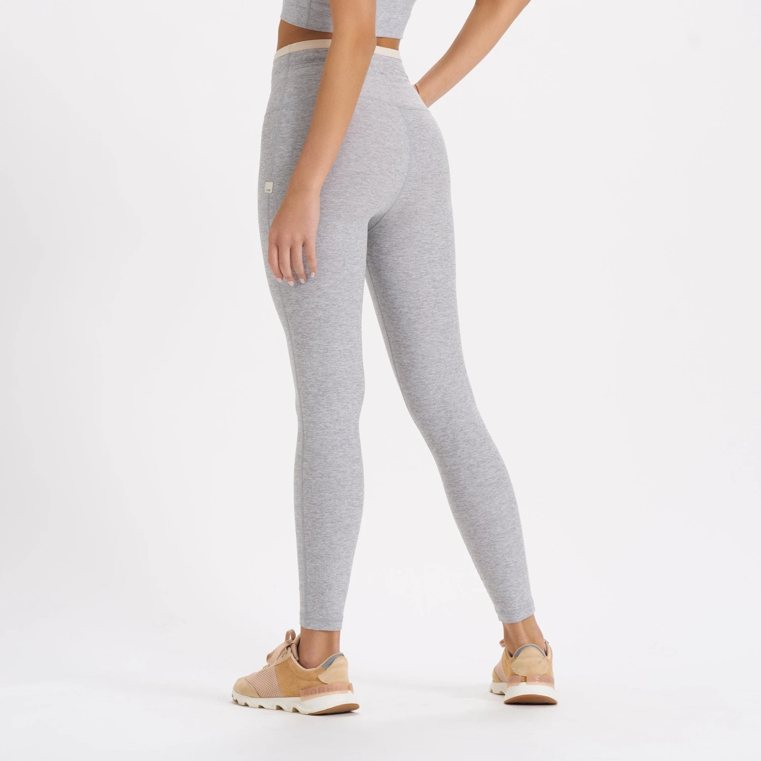 Vibe Elevation Legging | Light Heather Grey 3 Vibe Elevation Legging | Light Heather Grey - Image 3