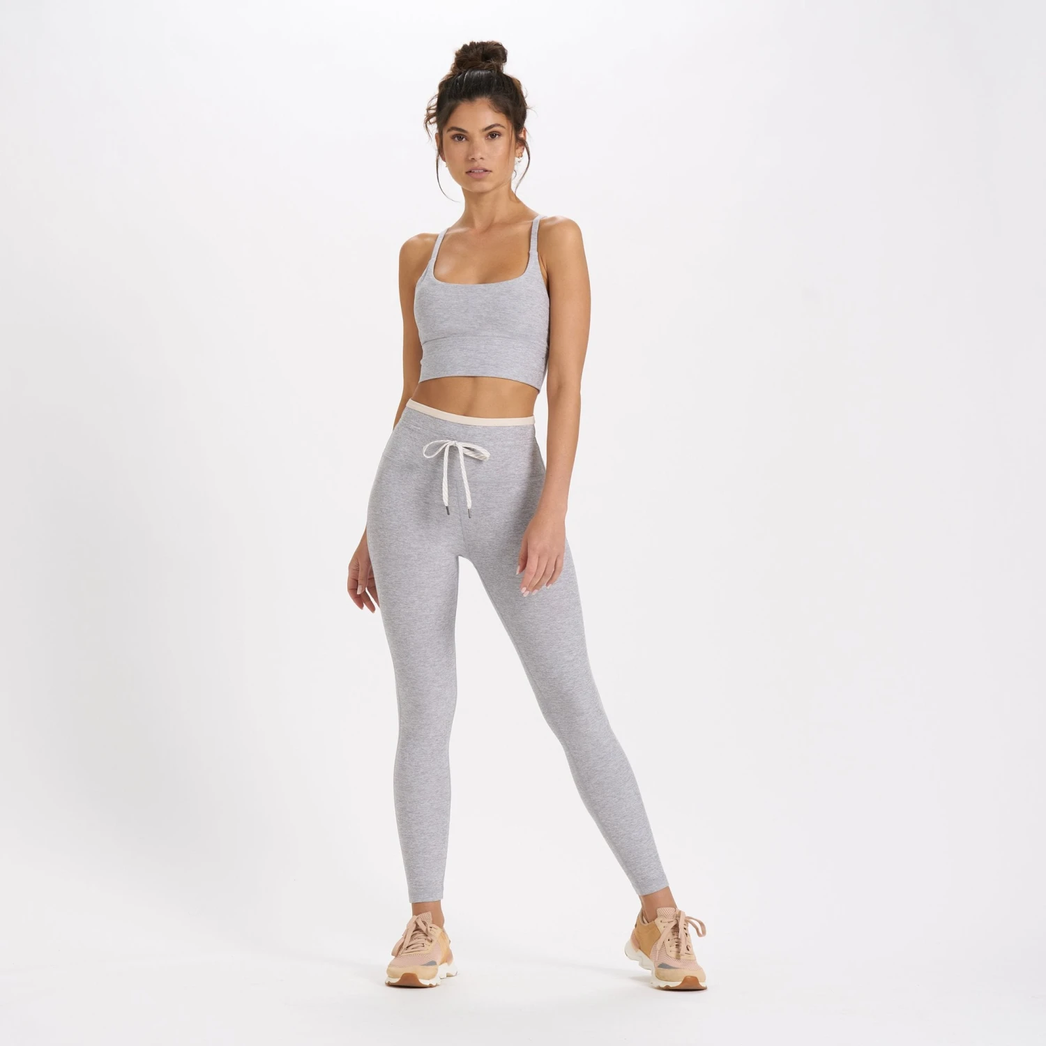 Vibe Elevation Legging | Light Heather Grey 4 Vibe Elevation Legging | Light Heather Grey - Image 4
