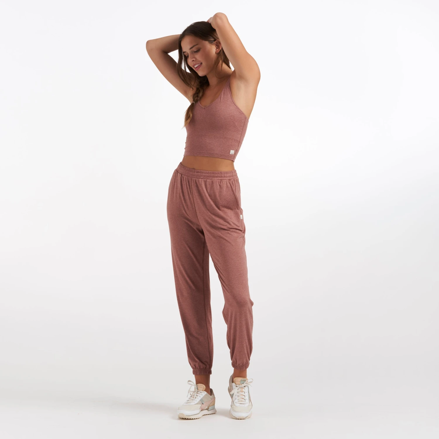 Boyfriend Jogger | Light Terracotta Heather 8 Boyfriend Jogger | Light Terracotta Heather - Image 8
