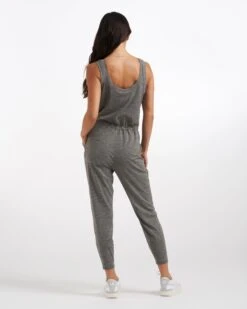 Lux At Ease Jumpsuit | Heather Grey -Vuori Clothing Store VW458HTG 1024