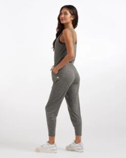 Lux At Ease Jumpsuit | Heather Grey -Vuori Clothing Store VW458HTG 1062