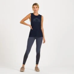 Colorblock Studio Legging | Azure -Vuori Clothing Store VW460AZR 4 3b38d434 7e60 49f4 a163 cd993579a8aa