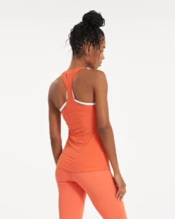 Lux Performance Tank | Grapefruit Heather -Vuori Clothing Store VW463GRF 2153