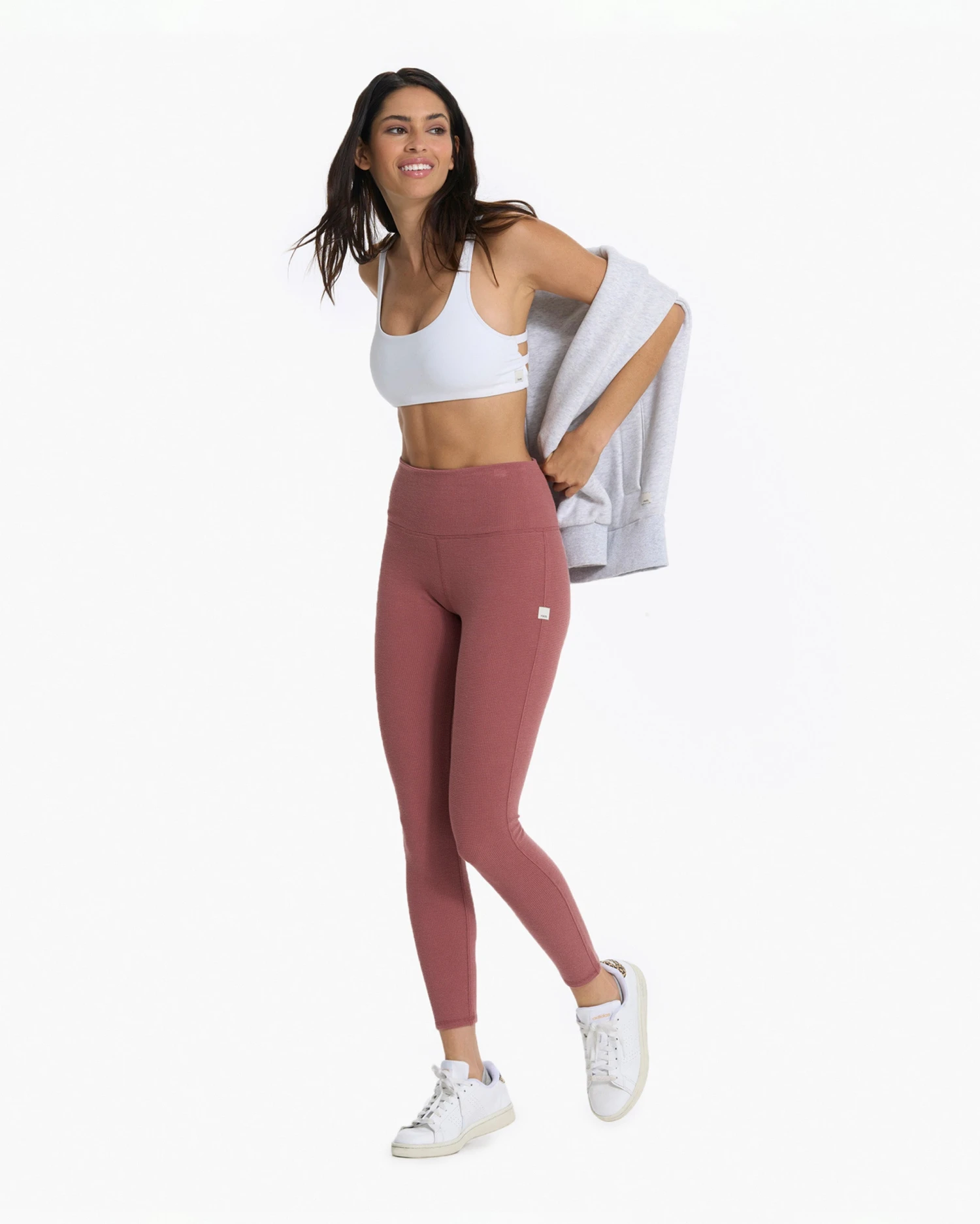 Bayview Thermal Legging | Rosewood 4 Bayview Thermal Legging | Rosewood - Image 4