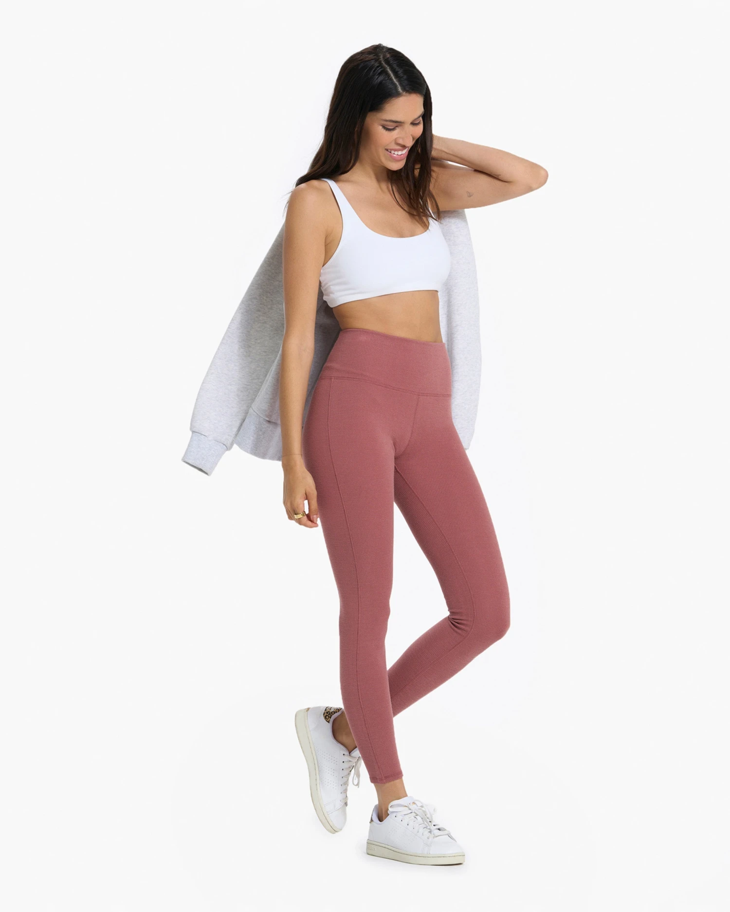 Bayview Thermal Legging | Rosewood 5 Bayview Thermal Legging | Rosewood - Image 5