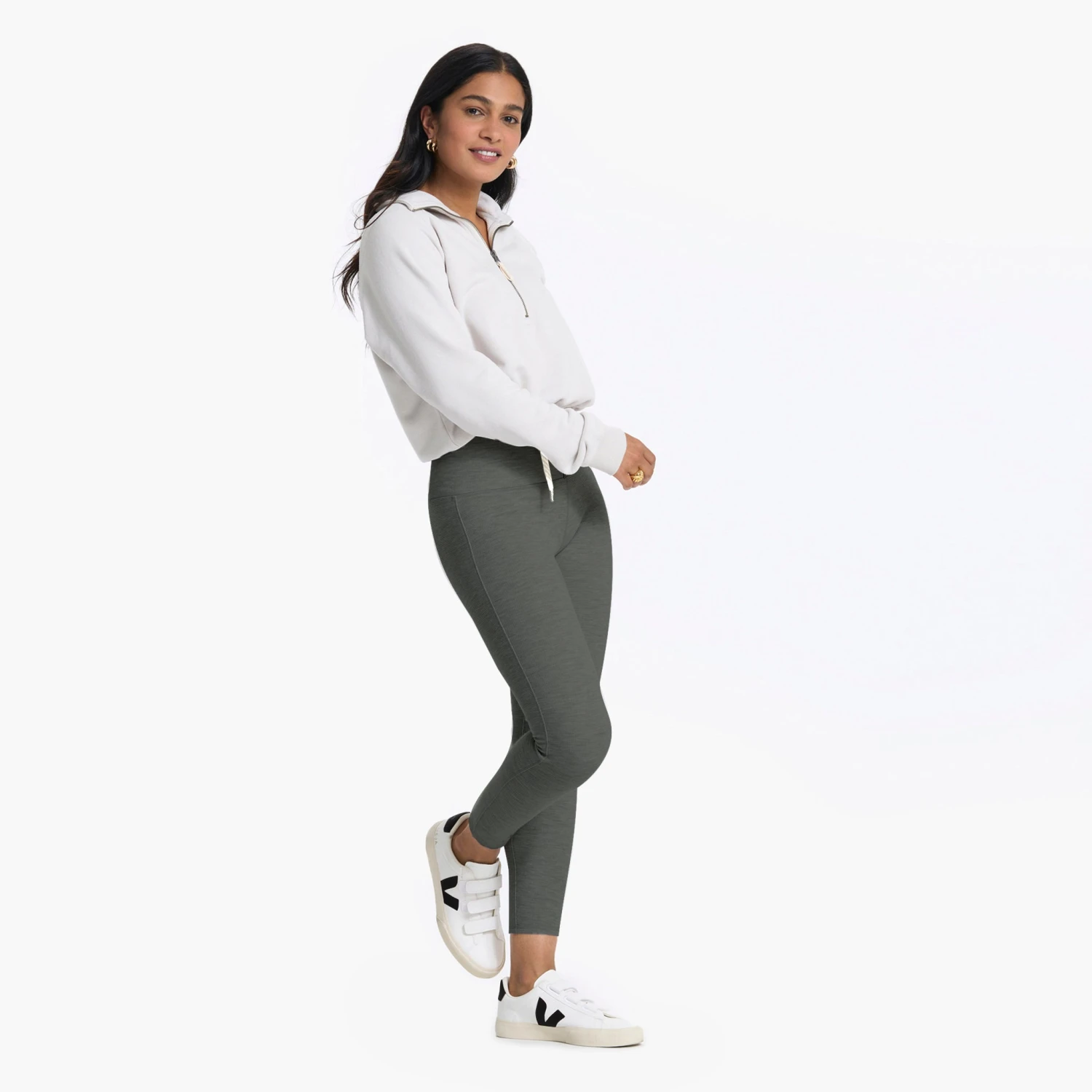 Bayview Thermal Legging | Shale 5 Bayview Thermal Legging | Shale - Image 5