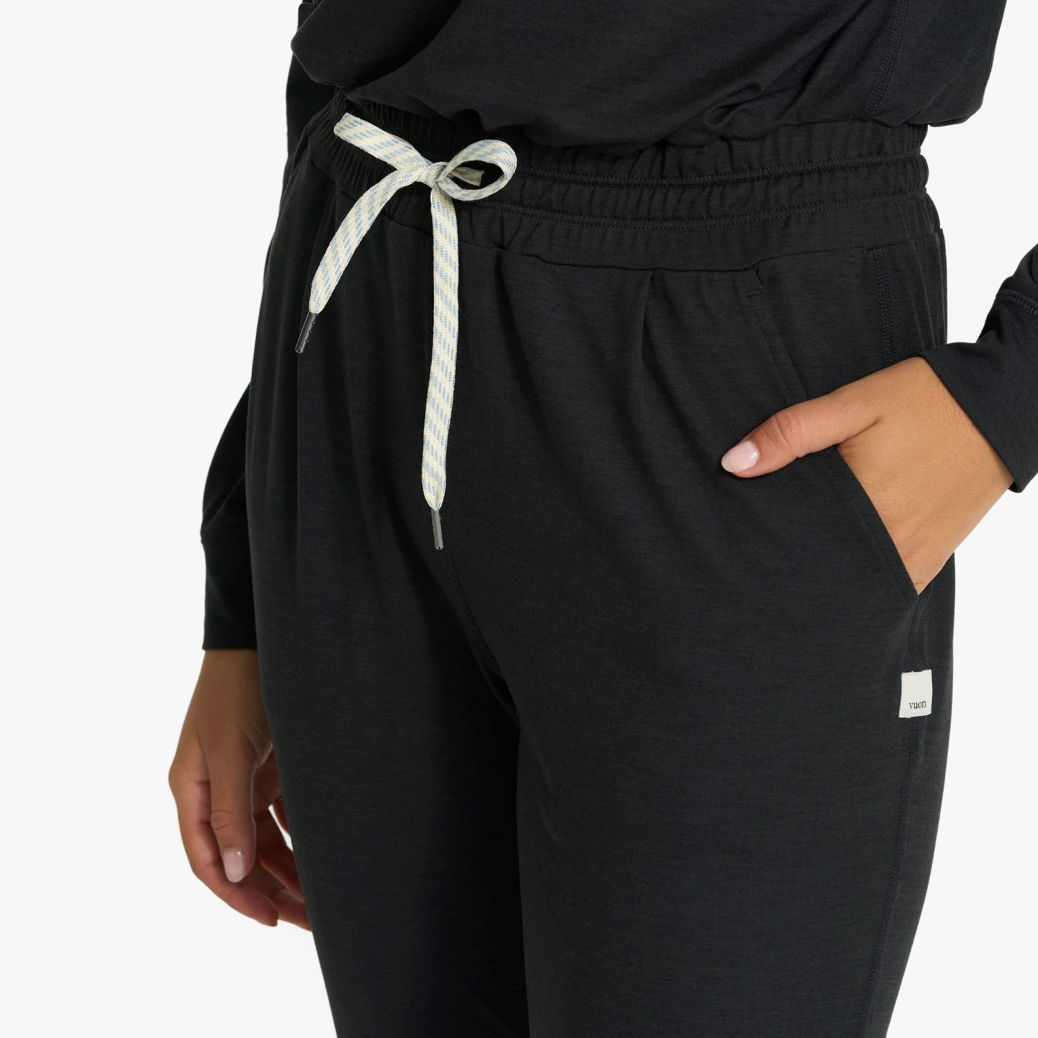 Lux Henley Jumpsuit | Black Heather 6 Lux Henley Jumpsuit | Black Heather - Image 6