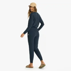 Lux Henley Jumpsuit | Ink Heather 9 Lux Henley Jumpsuit | Ink Heather -Vuori Clothing Store VW478HIN 0083