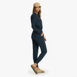 Lux Henley Jumpsuit | Ink Heather 10 Lux Henley Jumpsuit | Ink Heather -Vuori Clothing Store VW478HIN 0092