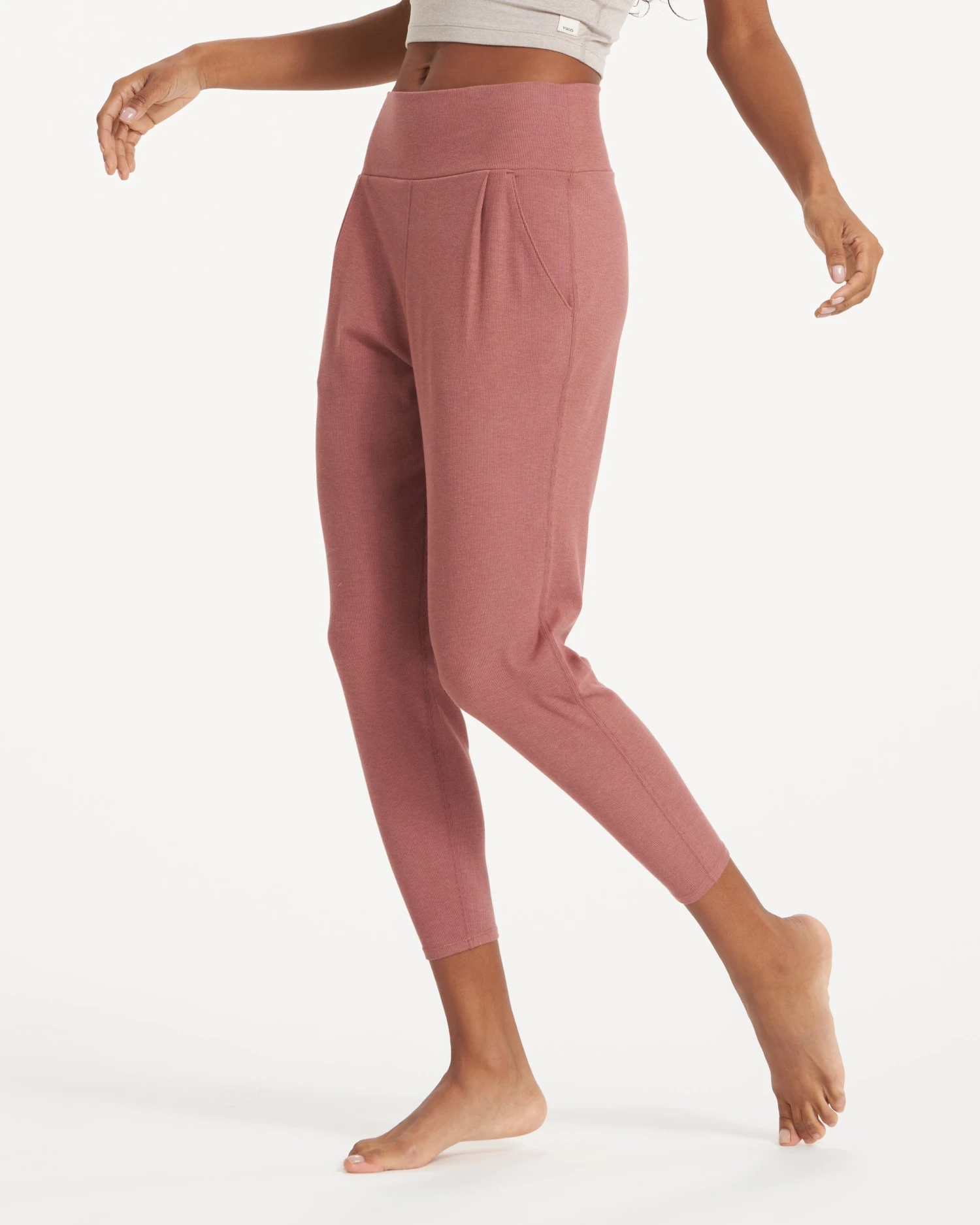 Pose At Ease Pant | Rosewood Heather 6 Pose At Ease Pant | Rosewood Heather - Image 6