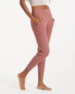 Pose At Ease Pant | Rosewood Heather 11 Pose At Ease Pant | Rosewood Heather -Vuori Clothing Store VW479HRO 0276