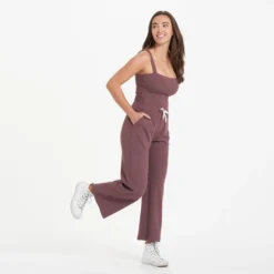 Pose Jumpsuit | Chestnut -Vuori Clothing Store VW491CHE 2605