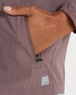 Womens Outdoor Trainer Shell | Hazel Linen Texture -Vuori Clothing Store VW501HAT 3372