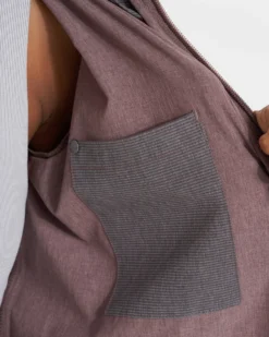 Womens Outdoor Trainer Shell | Hazel Linen Texture -Vuori Clothing Store VW501HAT 3390