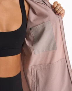 Womens Outdoor Trainer Shell | Umber Heather -Vuori Clothing Store VW501HUM FA23 M ECOMM jackets DETAIL 26