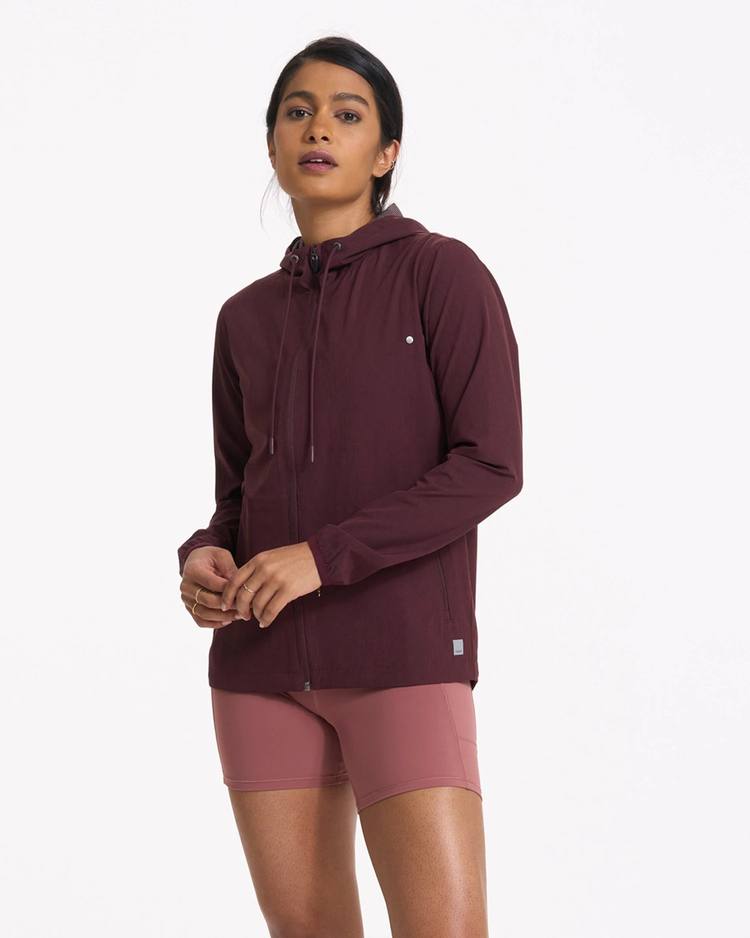 Womens Outdoor Trainer Shell | Ruby Linen Texture 1 Womens Outdoor Trainer Shell | Ruby Linen Texture