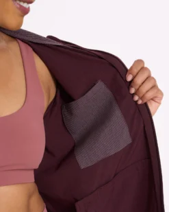 Womens Outdoor Trainer Shell | Ruby Linen Texture 13 Womens Outdoor Trainer Shell | Ruby Linen Texture -Vuori Clothing Store VW501RBT 0693