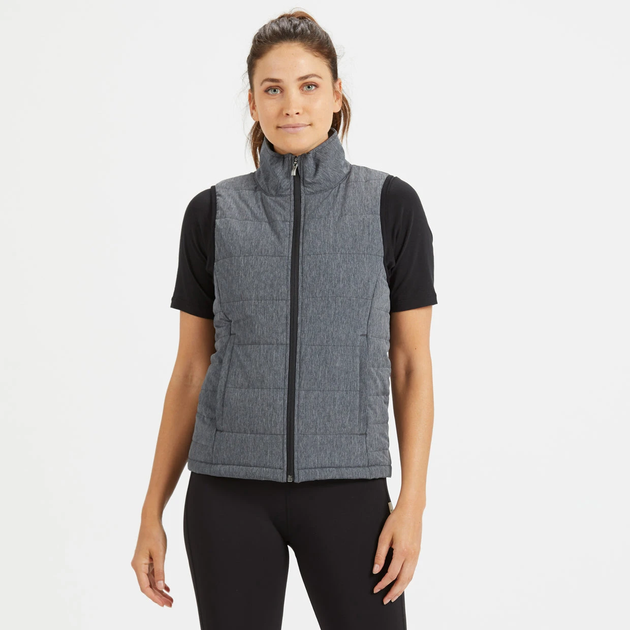 Pacific Vest | Black Linen Texture 1 Pacific Vest | Black Linen Texture