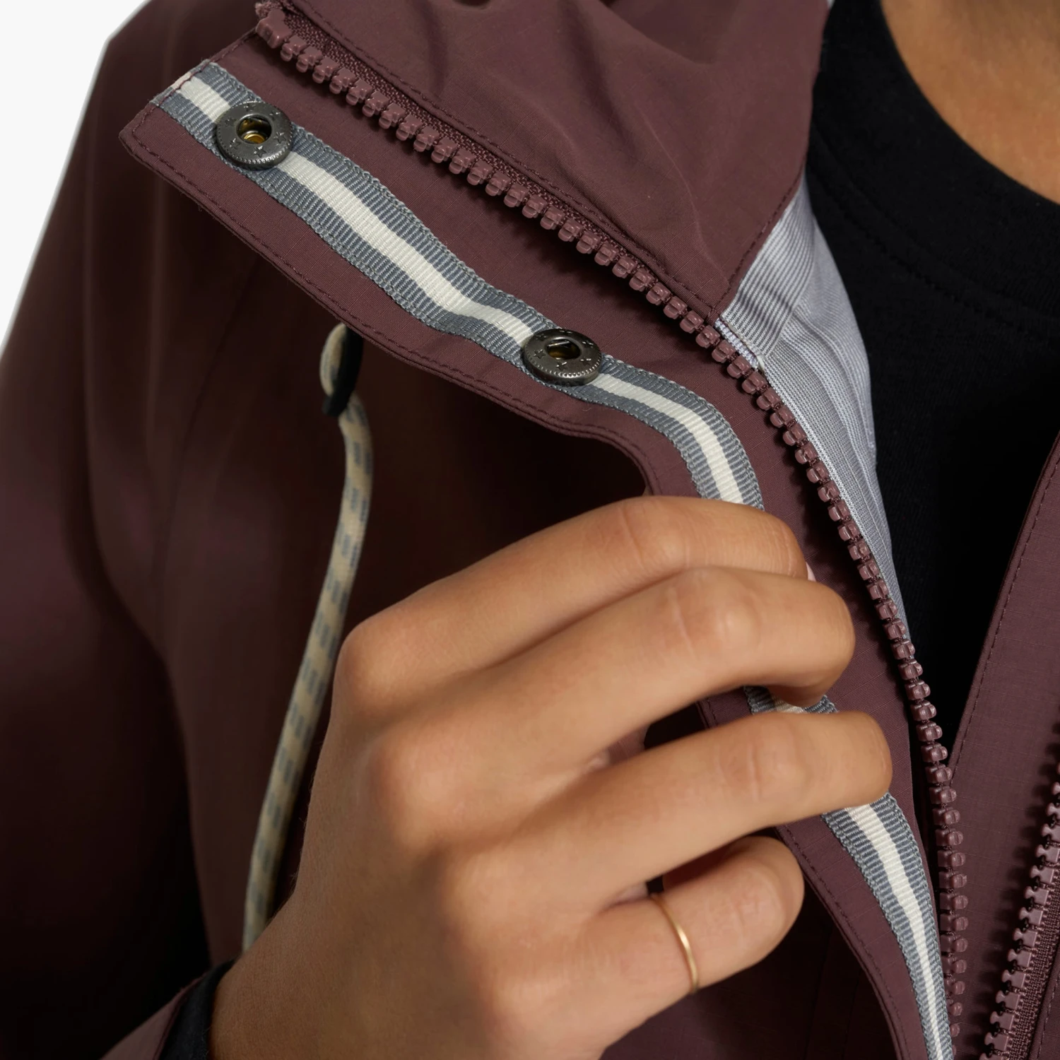 Womens Palisades Rain Jacket | Chestnut 6 Womens Palisades Rain Jacket | Chestnut - Image 6