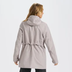 Womens Palisades Rain Jacket | Putty -Vuori Clothing Store VW513PTY 4
