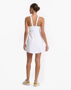 Volley Dress | White -Vuori Clothing Store VW604WHT SP22 W ECOMM FULL 8584 0745f870 c7f4 4055 8bd7 6e4f97b15035
