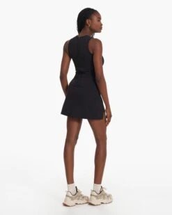 Topspin Dress | Black 9 Topspin Dress | Black -Vuori Clothing Store VW605BLK SP23 W ECOMM DRESSES 2284 FULL 1x1 a6eb8f35 2c6f 4fc5 b5f4 85c1b9df445a