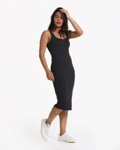 New Products 3 Halo Essential Dress | Black Heather