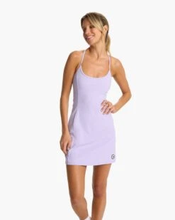 One Shot Tennis Dress | Zinnia 10 One Shot Tennis Dress | Zinnia -Vuori Clothing Store VW610ZIN FA23 W ECOMM dresses FRONT FULL 3