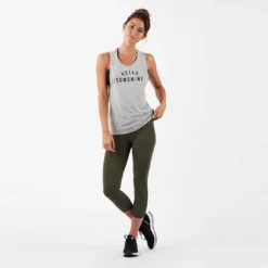 Hello Sunshine Tank | Light Grey 6 Hello Sunshine Tank | Light Grey -Vuori Clothing Store VW905LTG 3