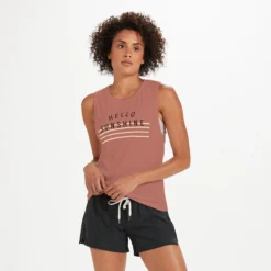 Hello Sunshine Tank | Mauve