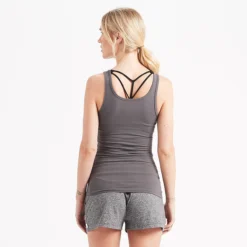 Yoga, Surf, Tacos Tank | Charcoal -Vuori Clothing Store VW914 3