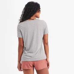 Sand Dollar Tee | Heather Grey -Vuori Clothing Store VW934HTG new3
