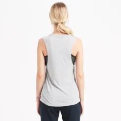 Layered Tank | Heather Grey -Vuori Clothing Store VW949HTG 3