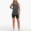 The Rise The Shine Tank | Dark Heather Grey