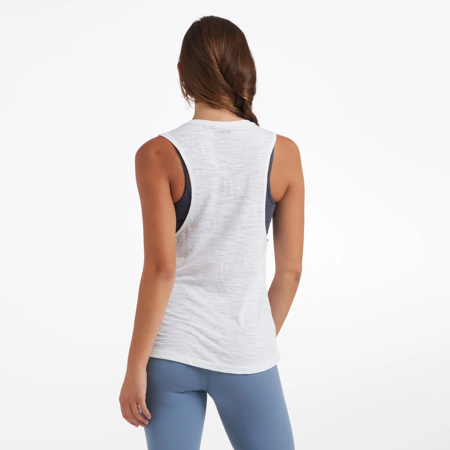 Horizon Tank | White Slub 2 Horizon Tank | White Slub - Image 2