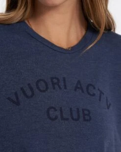 ACTV Club Tee | Navy Heather 6 ACTV Club Tee | Navy Heather -Vuori Clothing Store VW979HNV 02812